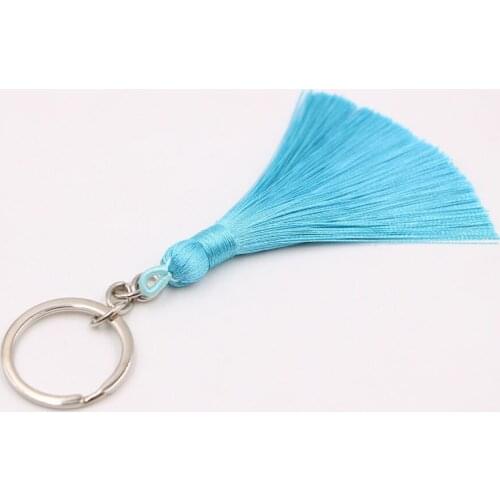 Fashion and Simple Ladies Bag Tassel Pendant Accessories Bohemian Style Car Key Pendant Keychain Key Chain Accessories Llaveros