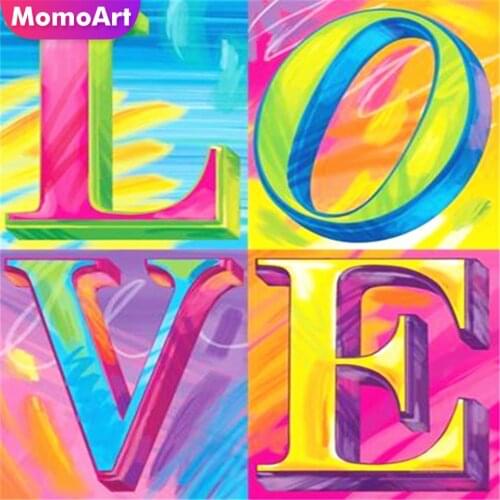 MomoArt Diamond Mosaic Cross Stitch Cartoon Love Handmade Gift Full Kits Diamond Embroidery Sale 5D DIY Home Decor