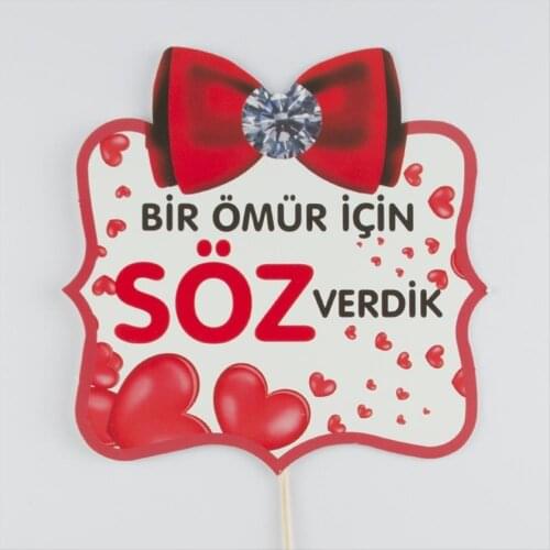 Bijouterie NetSöz Engagement Speech Balloons 1 Pcs wedding bride mariage хна henna