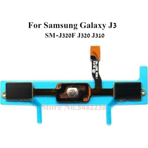 Original For Samsung Galaxy J3 J320F J320 J310 Home button Back Return Sensor Flex cable menu key connector