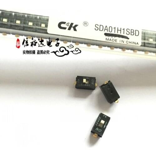 Original new 100% SDA01H1SBD one position sliding dial switch SDA01
