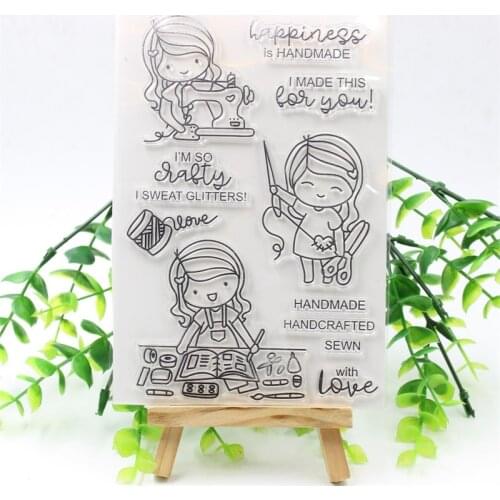 With Love Transparent Clear Silicone Stamps for DIY Scrapbooking/Card Making/Kids Fun Decoration Supplies 336