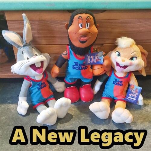 Space Jam 2 A New Legacy James Rabbit Duck Cartoon Movie Plush Toy Stuffed Animals Figure Doll Toys Collection Plushies Gift