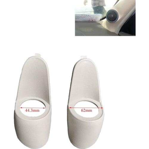 I KEY BUY Free Shipping 1 Pair Car Audio A-column Tweeter Bracket Inner Diameter 44.3MM Speakers Plastic Gasket Brackets