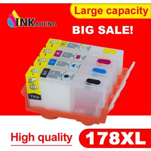 INKARENA Compatible Cartridge Replacement for HP 178 178 XL Refillable Ink Refill photosmart 5510 5515 6510 7510 B109a Printer