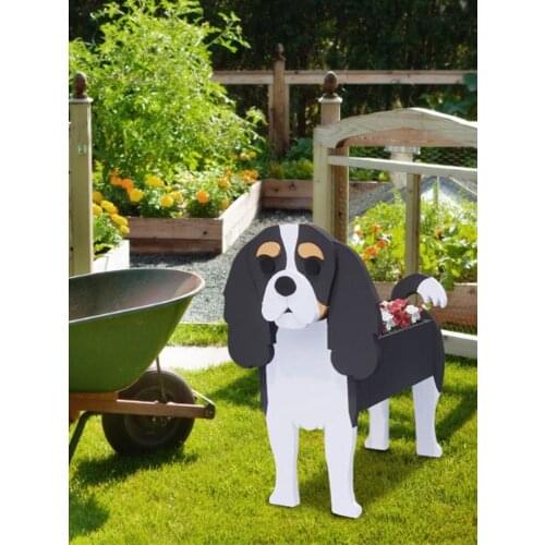 Doggy Shape Decorative Flower Pot Animal Succulent Plant Pots Container for Office Home Garden Decoration well-suited