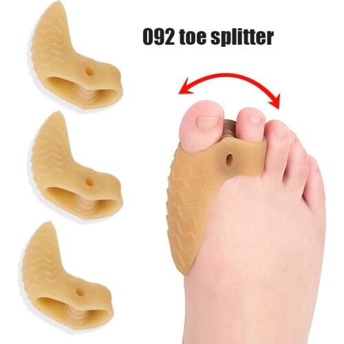 1 Pair 2pcs Thumb Corrector Bunion Foot Toe Hallux Valgus Protector Separator Finger Straightener Adjuster Foot Care Tool