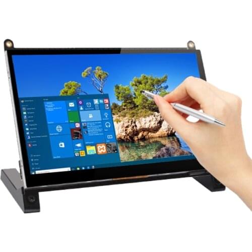 7 inch Raspberry lcd screen Monitor capacitive touch screen 1024*600 HDMI interface USB touch for Raspberry PI 3 4 Windows