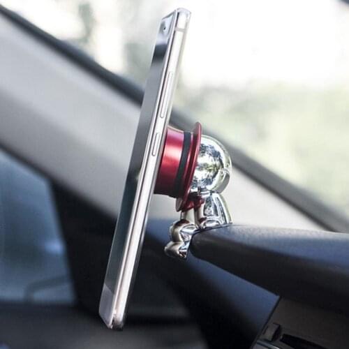 Car Phone Holder Seat Type Cute Pet Bear Smart Phone Holder Dashboard Clip Cute 360-degree Rotating Creative Gift