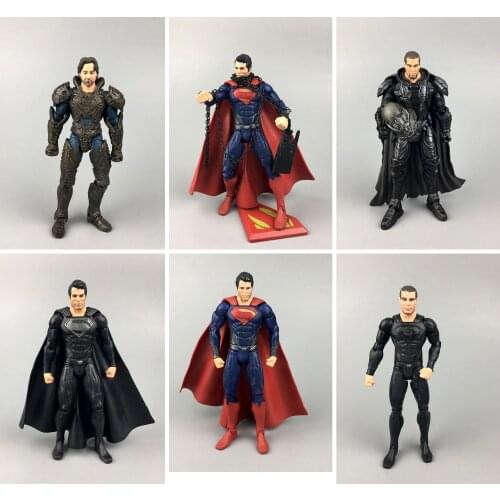 DC Comic Dru-Zod Superman Clark Kent Joints Movable Action Figure Model Ornament Toys Boy Gifts