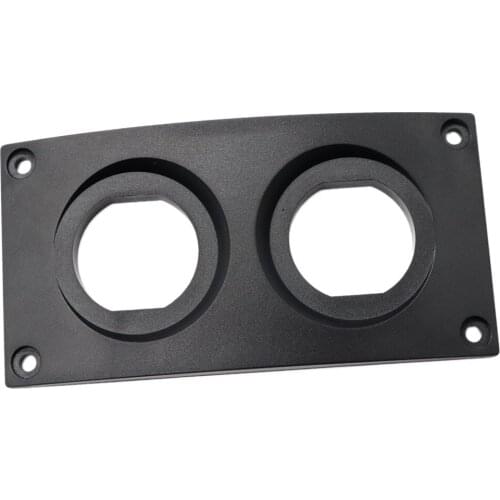 Dual Power Socket Panel Mount For Marine Outlet Charger Voltmeter