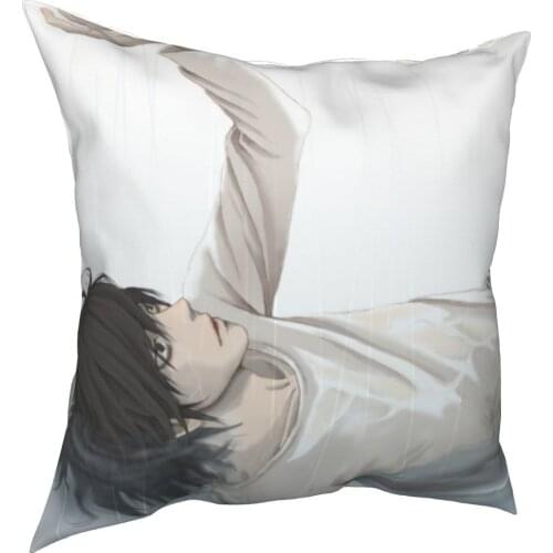 Printed pillow death note flannel pillowcase sofa gift car bedroom decoration throw pillow case