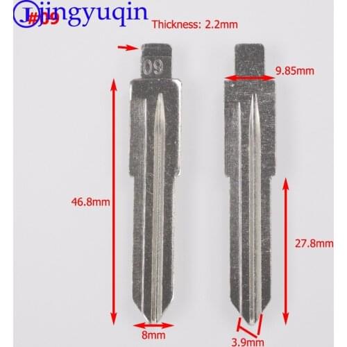 Jingyuqin Folding Flip Replacement Key Blade for Mazda 6 M3 M4 M5 M6 Remote Uncut Key Fob Blank Uncut Blade Car-styling