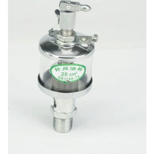 M8*1 M10*1 M14*1.5 16ml 25ml Glass Iron Sight Gravity Drip Feed Oiler Lubricator For Hit Miss Engine Steam