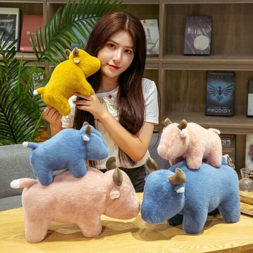 Cute cow doll plush stuffed toy cow simulation cow Doll Plush Stuffed Toy childrens Playmate Christmas gift boy and girls gift