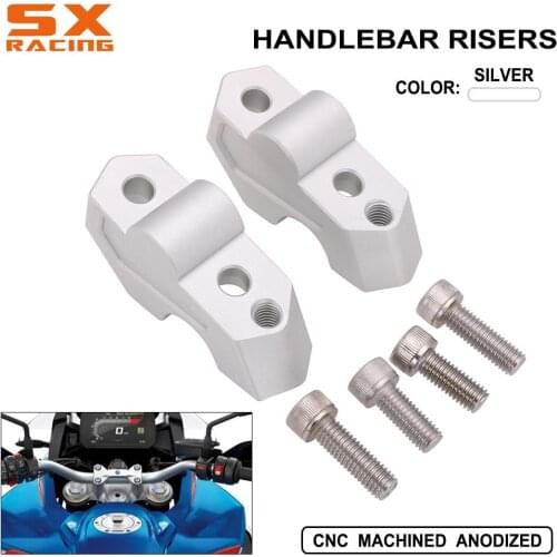 Motorcycle CNC 22MM NEW Handlebar Risers Clamp Adapter For BMW F750GS F850GS F 750GS 850GS 2018 2019 Street Bike
