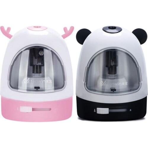 Cartoon Electric Pencil Sharpener Multi-function Automatic Pencil Sharpener Stationery School Supplies