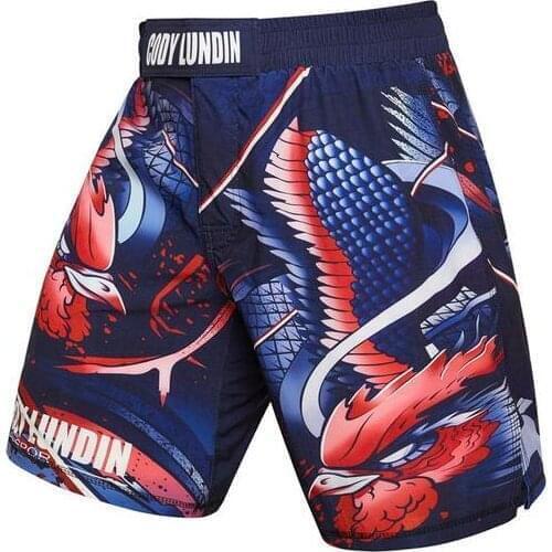 Mens boxing pants printing MMA Shorts Fight Grappling Short Polyester Kick Gel Boxing Muay Thai Pants thai boxing shorts mma