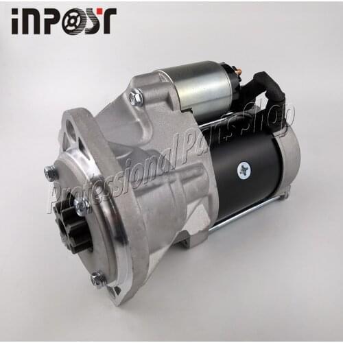New 12 Volt Starter FOR Hitachi S14-102 S14-102B Yanmar 4TNV98 4TNV106 4TNE98 129940-77010