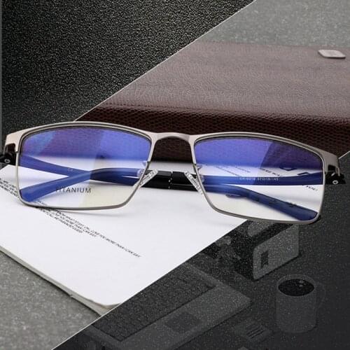 OEYEYEO New Flexible Full Frame Titanium Alloy Eyeglasses Mens Business Fashion British Myopia Eyewears Quality And Art Coexist
