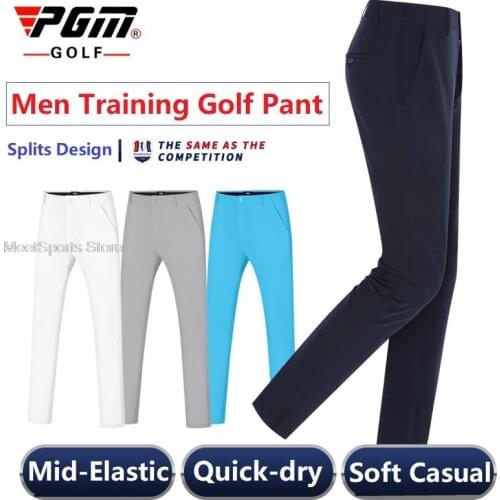 Autumn MenS Golf Clothing Breathable Pants Men Casual Golf Trousers Elastic Baseball Long Pants Male Sweatpants Split Design