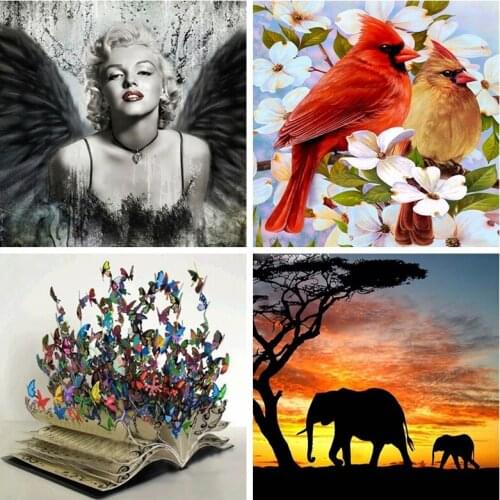 Full 5d diy diamond painting Diamond Mosaic embroidery Cross Stitch Resin diamond draw christmas Home decoration painting