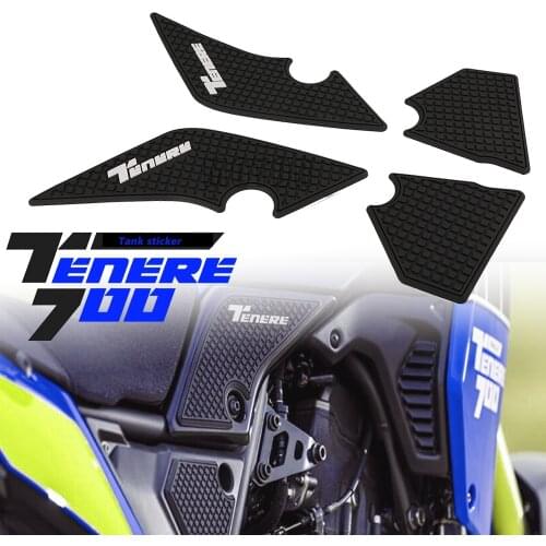 Motorcycle Tank Traction Pad Side Gas Knee Grip Protector Anti slip sticker For Yamaha T7 Rally Tenere700 Rally XTZ 00 2019-2021