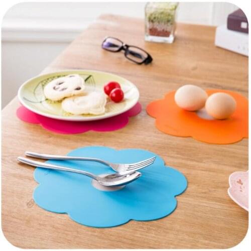 1PC Tableware Mats High Temperature Resistant Silicone Heating Pad for Induction Cooker Insulation Pot Mat Coaster Holder