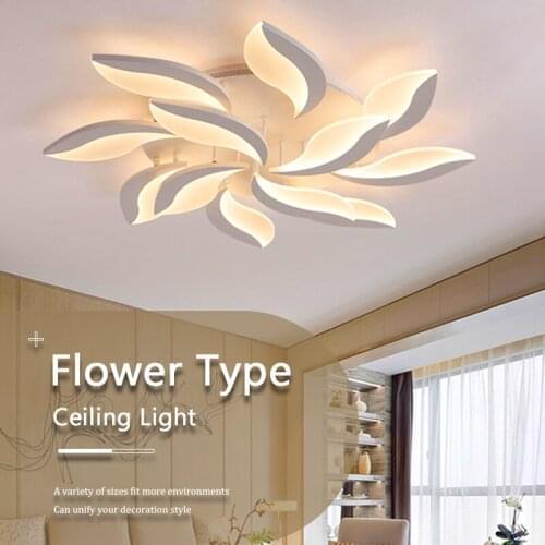Living Room Lights Modern LED Ceiling Light Warm Bedroom Study Light Easy Installation Remote Control Function Light