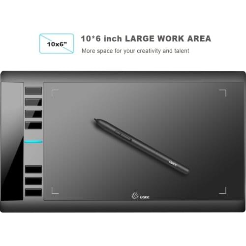 UGEE M708 V3 Graphics Tablet Active Graphic Tablet for Drawing painting Tools 8192 Levels Digital Drawing Tablet Children Gifts