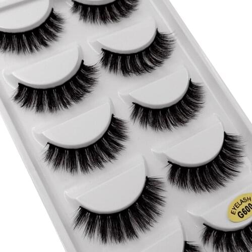 20 boxes wholesale false eyelashes natural long mink lashes volume fake eyelashes hand made false lashes for makeup lashes G6Mix