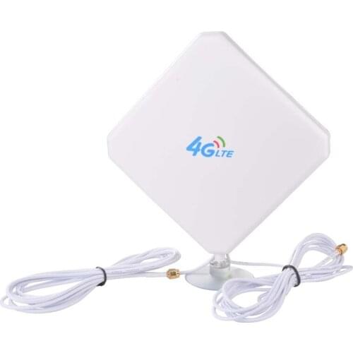 4G LTE WiFi Antenna SMA Male 2m Cable 35dBi Connector with Suction Cup for 4G Modem/Router/Hotspot