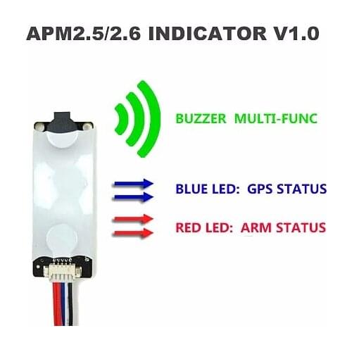 APM 2.8 APM2.6 / 2.5 / MWC flight controller sound and light indicator LED & Buzzer Indicator