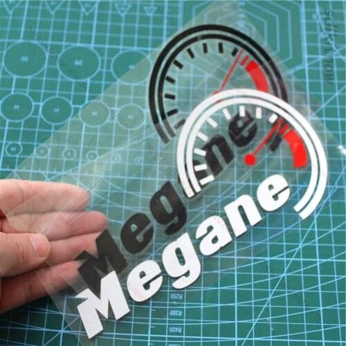 1pc Car Dash borad headlights Windows Sports Racing PVC Vinyl Decal Sticker For Renault megane 2 3 4 ii accessories