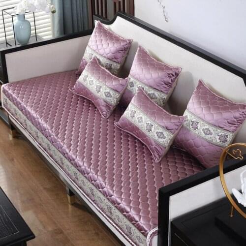 Classical Court Style Printing Sofa Cover Cotton Slip-Resistant Sofa Towel Chair Covers Mats Living/Drawing Room L-Shaped