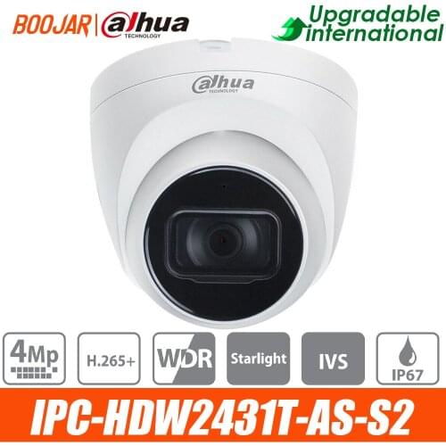 Dahua IPC-HDW2431T-AS-S2 4MP POE Built in MiC & SD Card Slot IR 30M Starlight Replace IPC-HDW4433C-A