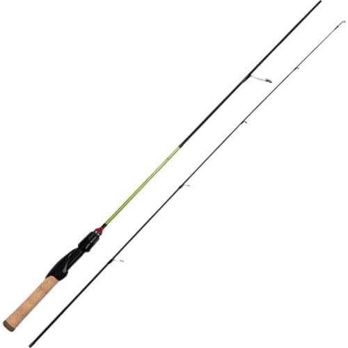 Cheap UUL/UL Spinning Rod 1.68m/1.8m 1-5g Lure Weight 2-6LB Line Weight Carbon Fiber Wooden Handle Sea Fishing Pole Pesca