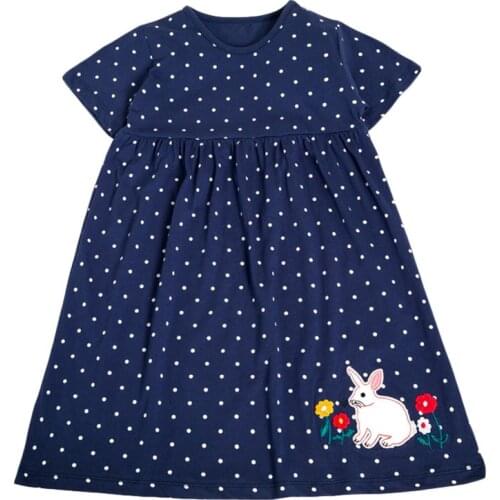 Infant Babe Kids One-piece Dress Brand Cotton Baby Girl Clothes Summer Casual Beach Princess Dresses for Girls Children Clothing