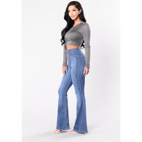 High-waisted Jeans Womens Slim Stretch Footwear 2021 New Spring and Summer Pencil Pants Fashion Stretch Button Jeans Trousers