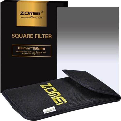 Zomei 150*100mm Graduated ND Square Filter G.ND2/ND4/ND8/ND16 Neutral Density Filter For Cokin-Z Lee Hitech 4x4" 4x6" Holder