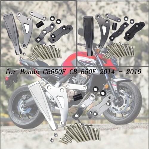 Motocross CNC Steer Support For HONDA CB650F 2014 - 2019 Motorcycle Damper Steering Stabilize Damper Bracket Mounting Holder Kit