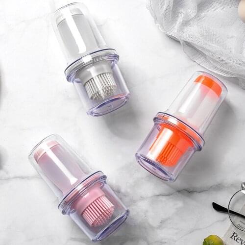 Kitchen Gadgets Barbecue Oil Brush Silicone BBQ Honey Oil Bottle Baking Brushes Liquid Oil Pen Cake Butter Bread Pastry Cooking