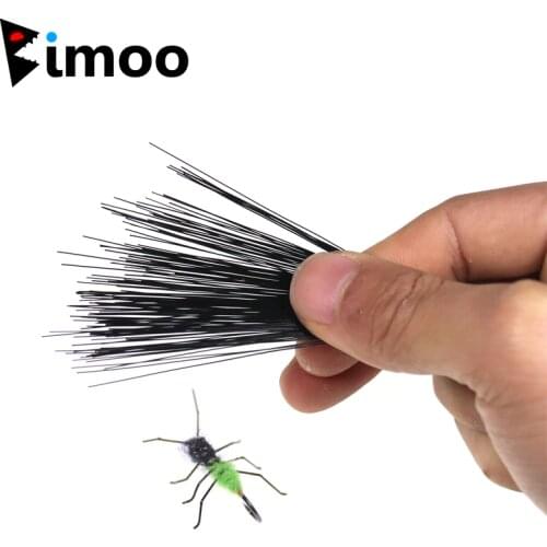 Bimoo Fly Tying Insect Leg Material Realistic Ant Stonefly Bee Hornet Nymph Tying Legs