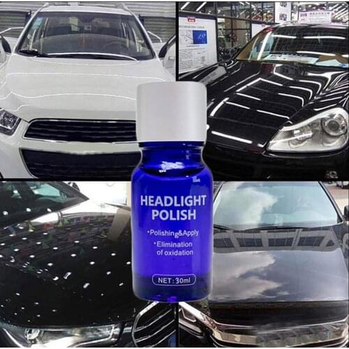 News 30ML Car Headlight Repair Coating Solution Repair Kit Oxidation Rearview Coating Headlight Polishing Anti-scratch Liquid
