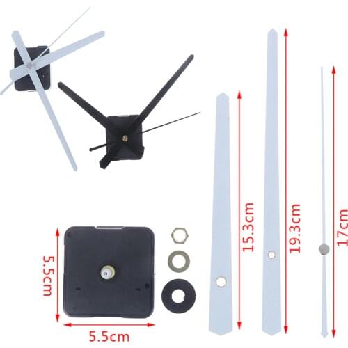 1Set DIY Quartz Clock Movement Mechanism Hands Wall Repair Tools Parts Silent Kit