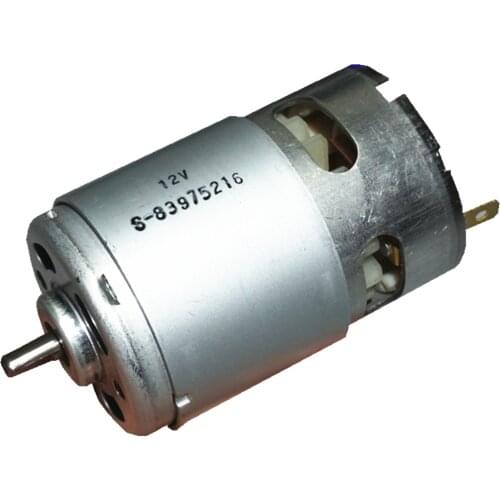 Original umou 775 DC Motor DC 12V 14.4V High Speed Large Torque Electric Drill Motor Front and rear ball bearings