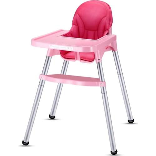 PU leather portable baby seat baby dinner table multifunction adjustable folding chairs for children