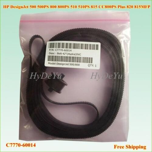 C7770-60014 Carriage Belt 42" B0 Size with Pulley for HP DesignJet 500 500PS 800 800PS 510 510PS 815 CC800PS Plus 820 815MFP