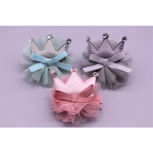 Pet/Childrens Hairpin Dog Screen Crown Hairpin Card Princess Bowtie Hairpin Headdress 20pcs