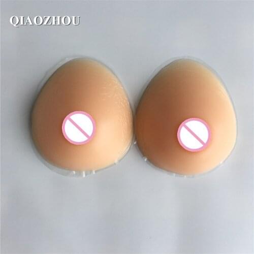 A cup 400g silicone breast form for mastectomy realist soft fake boobs cosplay crossdressing use